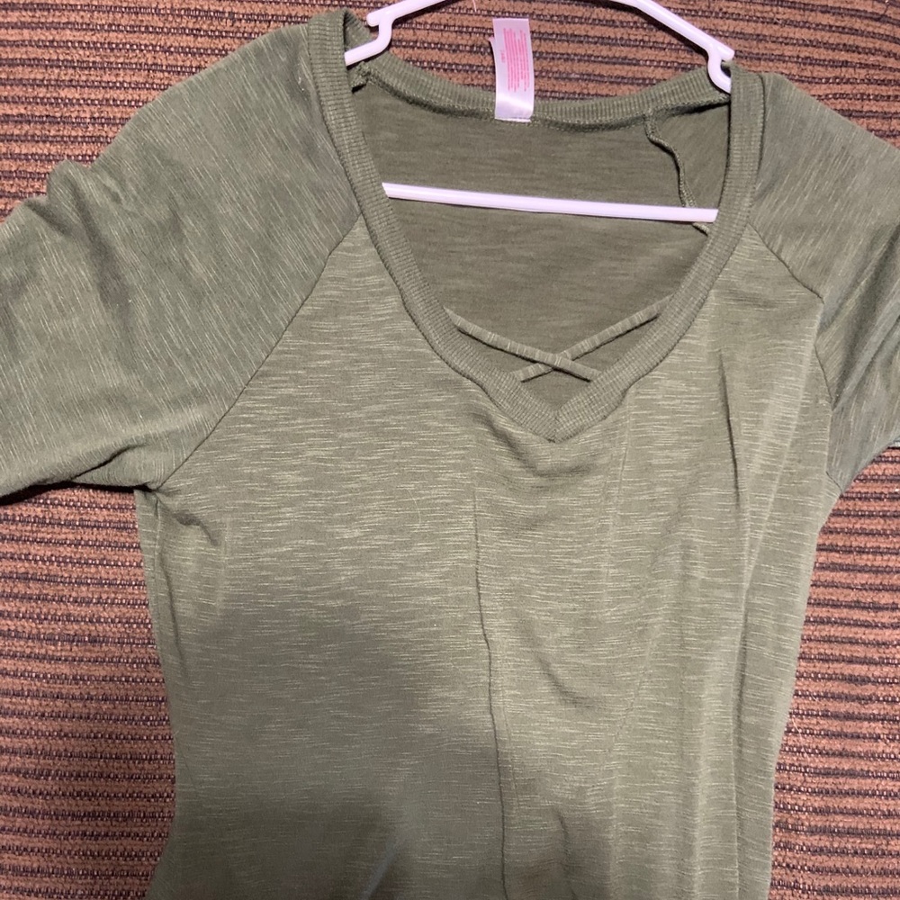 Green shirt